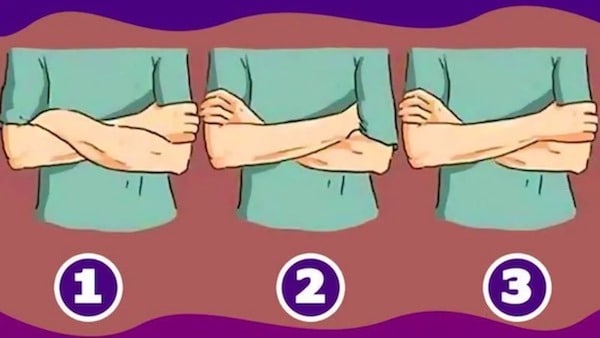 Test visuel : la façon dont vous croisez les bras peut révéler votre façon d’être avec les autres